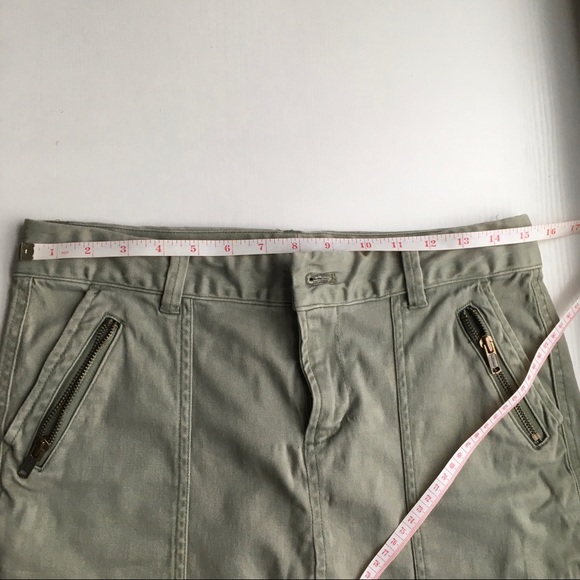 Cargo Skirt Light Green Grey Old Navy S/M Pockets - Picture 5 of 8